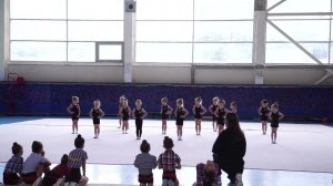 Показательные выступления после сборов по художественной гимнастике