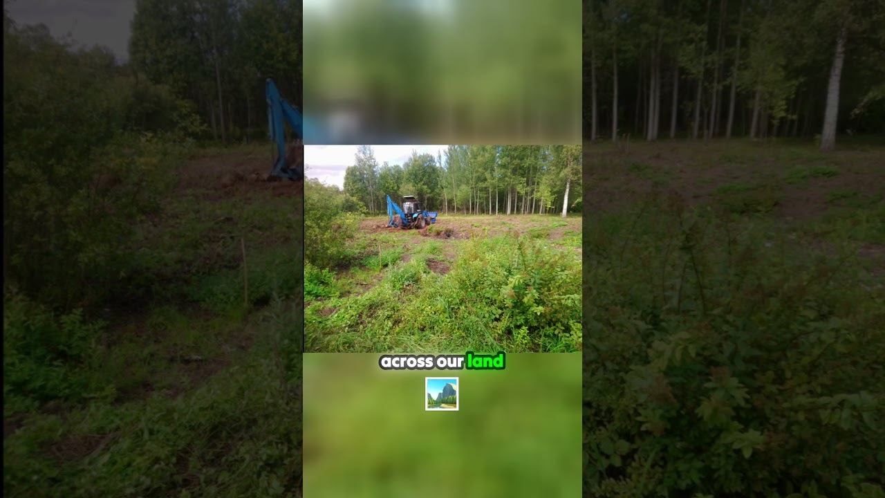 How to Clear Overgrown Land Quickly and Affordably #framehouse #diy #selfbuilding смотреть онлайн