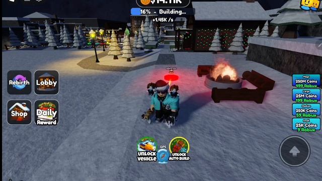 постройка новогоднего дома в роблокс смотреть онлайн