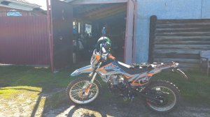 Летняя покатушка на питбайке. Прокатился по деревне . Пробег почти 1200 км!