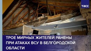 В Белгородской области при атаках ВСУ ранены трое мирных жителей