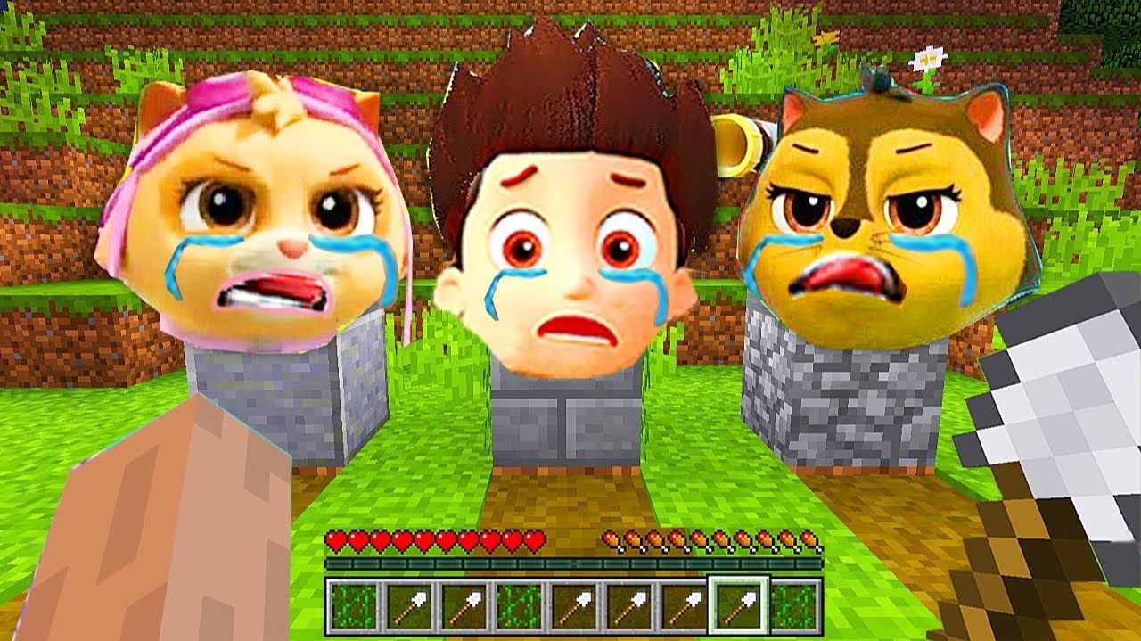 ЧТО ПРОИСХОДИТ С ЩЕНЯЧИМ ПАТРУЛЕМ НА КЛАДБИЩЕ В МАЙНКРАФТ смотреть онлайн