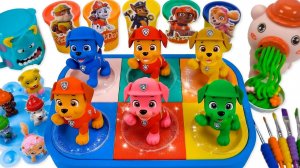 ЛЕПИМ ФИГУРКИ ЩЕНЯЧИЙ ПАТРУЛЬ ИЗ КИНЕТИЧЕСКОГО ПЕСКА  МУЛЬТИКИ ДЛЯ ДЕТЕЙ КАНАЛ ИГРАЛКИ-ЗАЛИПАЛКИ