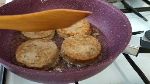 Как пожарить замороженные мясные  котлеты на сковороде