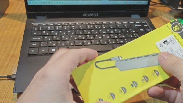 8в1 USB HUB Type C док станция Usb 3.0 концентратор адаптер thunderbolt 4k Hdmi RJ45 TF SD картридер