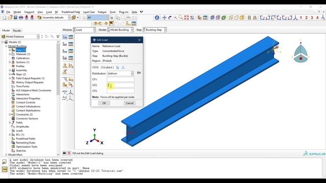 #23 ABAQUS Tutorial Modeling Geometric Imperfections With Buckling Modes смотреть онлайн