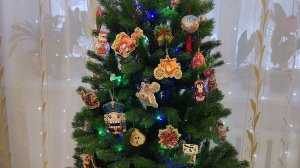 Коллекция вышитых елочных игрушек. Моя ёлка. Поздравление с Новым годом. 🌲