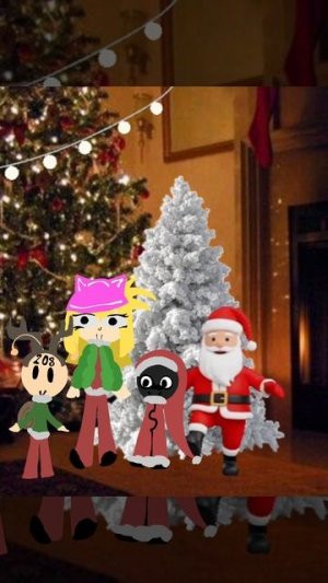 идея не моя а подписчика! ну типо как катя подписчики и дишли встречали новый год