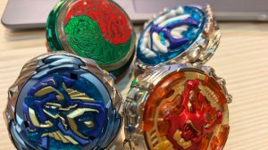 Волчки Инфинити Надо Небесный Вихрь и Сплит Дракон  Тигр