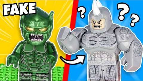 Лего Распаковываем ФАЛЬШИВЫХ ЗЛОДЕЕВ ЧЕЛОВЕКА-ПАУКА из конструктора LEGO... смотреть онлайн