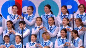 "А я иду шагаю по Москве", Ансамбль Локтева. "And I walk, I walk through Moscow", Loktev Ensemble.