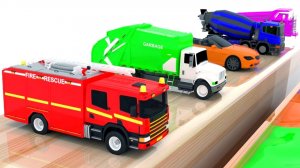 Мультяшки про машинки - Сборка машинок транспортных средств Колеса кузов и кабина Мультики для детей