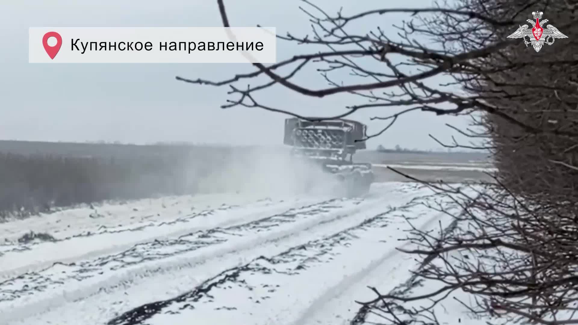 💥 Расчет тяжелой огнеметной системы ТОС-1А «Солнцепек» группировки войск «Запад» уничтожил пункт... смотреть онлайн