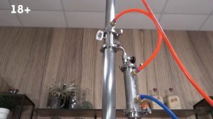 Вторая перегонка с узлом отбора по жидкости. Добрый Жа