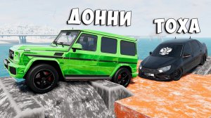 НОВЫЙ СНЕЖНЫЙ СКИЛЛ ТЕСТ В BEAM NG DRIVE! ПОЛОСА ПРЕПЯТСТВИЙ В BEAM NG DRIVE!