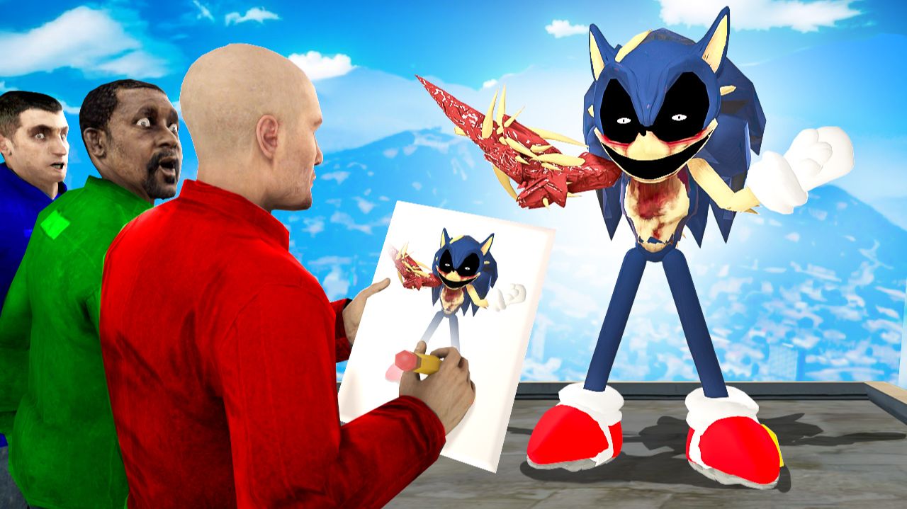 НИКОГДА НЕ РИСУЙ СОНИКА! УГАР И БЕЗУМИЕ В Garry`s Mod смотреть онлайн