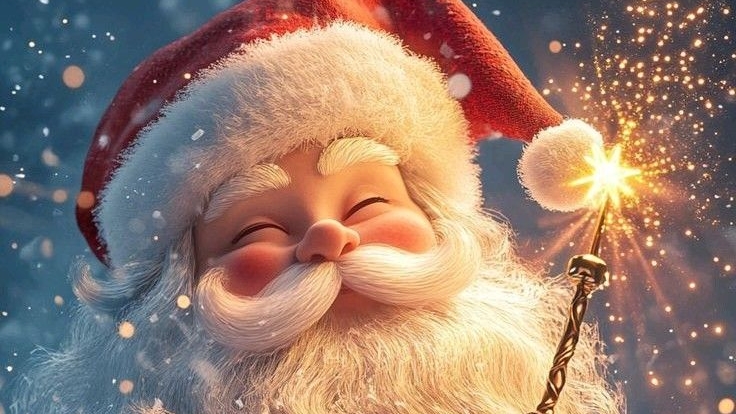 Под шепот снежинок встречаем Новый год! С Новым годом! Красивая музыкальная открытка. смотреть онлайн