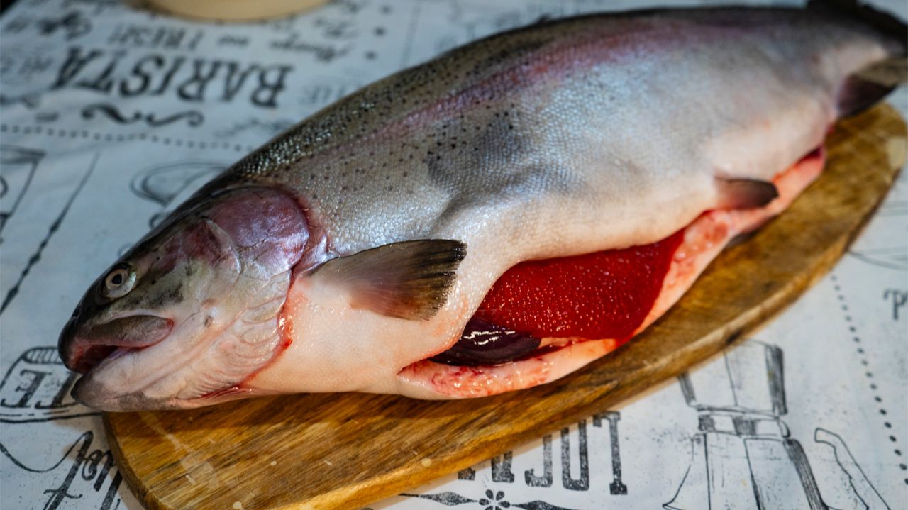 Простой рецепт засолки форелевой икры в домашних условиях (обязательно прочтите описание к видео) смотреть онлайн