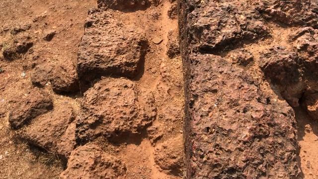 ГОА, Индия, путешествие по штату. Форт Чапора на реке Чапора. смотреть онлайн