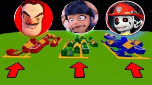 ВЫБЕРИ ПРАВИЛЬНУЮ ДЕРЕВНЮ ЧТО БЫ ВЫЖИТЬ -  ЩЕНЯЧИЙ ПАТРУЛЬ В МАЙНКРАФТЕ