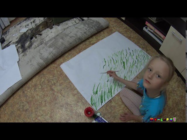 Рисую на большом листе София Мунсерят смотреть онлайн