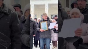 В Вязьме прошел митинг против строительства мусороперерабатывающего завода