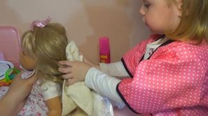 Кукла Беби бон - Играем вместе в парикмахера Детское видео для девочек про куклы Baby doll [get.gt]