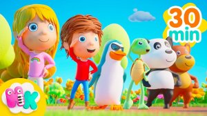 Vier Schritte vor  Lasst uns tanzen! | Lieder für Kinder | HeyKids Kinderlieder TV