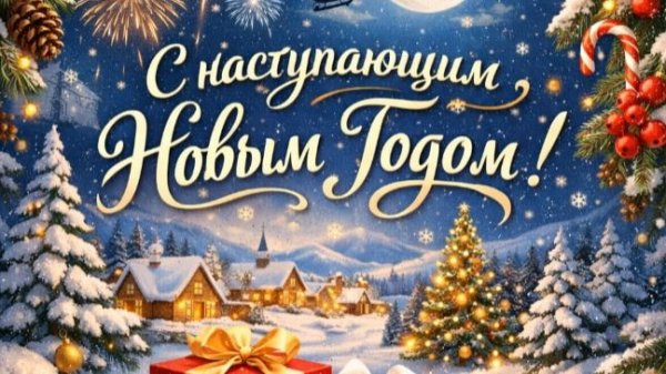 С наступающим Новым годом!