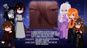 Harry Potter characters react to Harry as Fyodor Dostoevsky|Реакция на Гарри Поттера как Фёдор (Д)