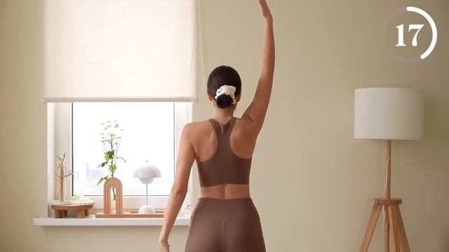 КРАСИВАЯ СПИНА И ОСАНКА - 8 мин (простые упражнения СТОЯ, упражнения для осанки смотреть онлайн