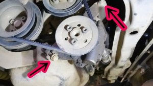 Пассат Б3. Замена ремня на гидравлику и помпу.