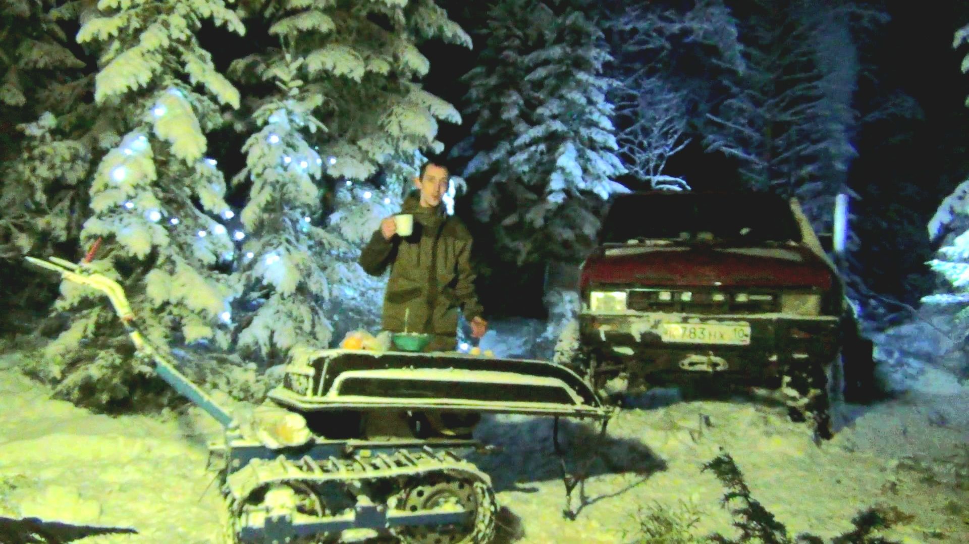 Праздничный металлокоп! Встречаю новый год один в глухой тайге! Наконец Карелию засыпало снегом! смотреть онлайн