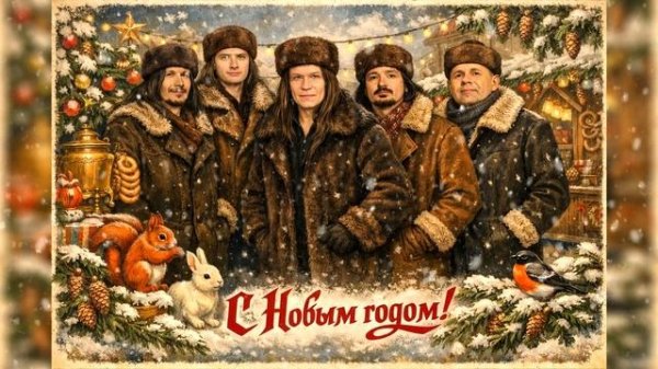 Поздравление с Новым Годом 2026 от группы Кипелов
