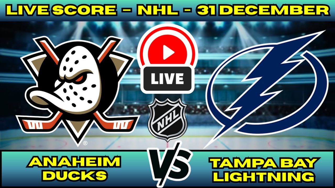 Анахайм — Тампа-Бэй NHL 01.01.2026 Прямая трансляция смотреть онлайн
