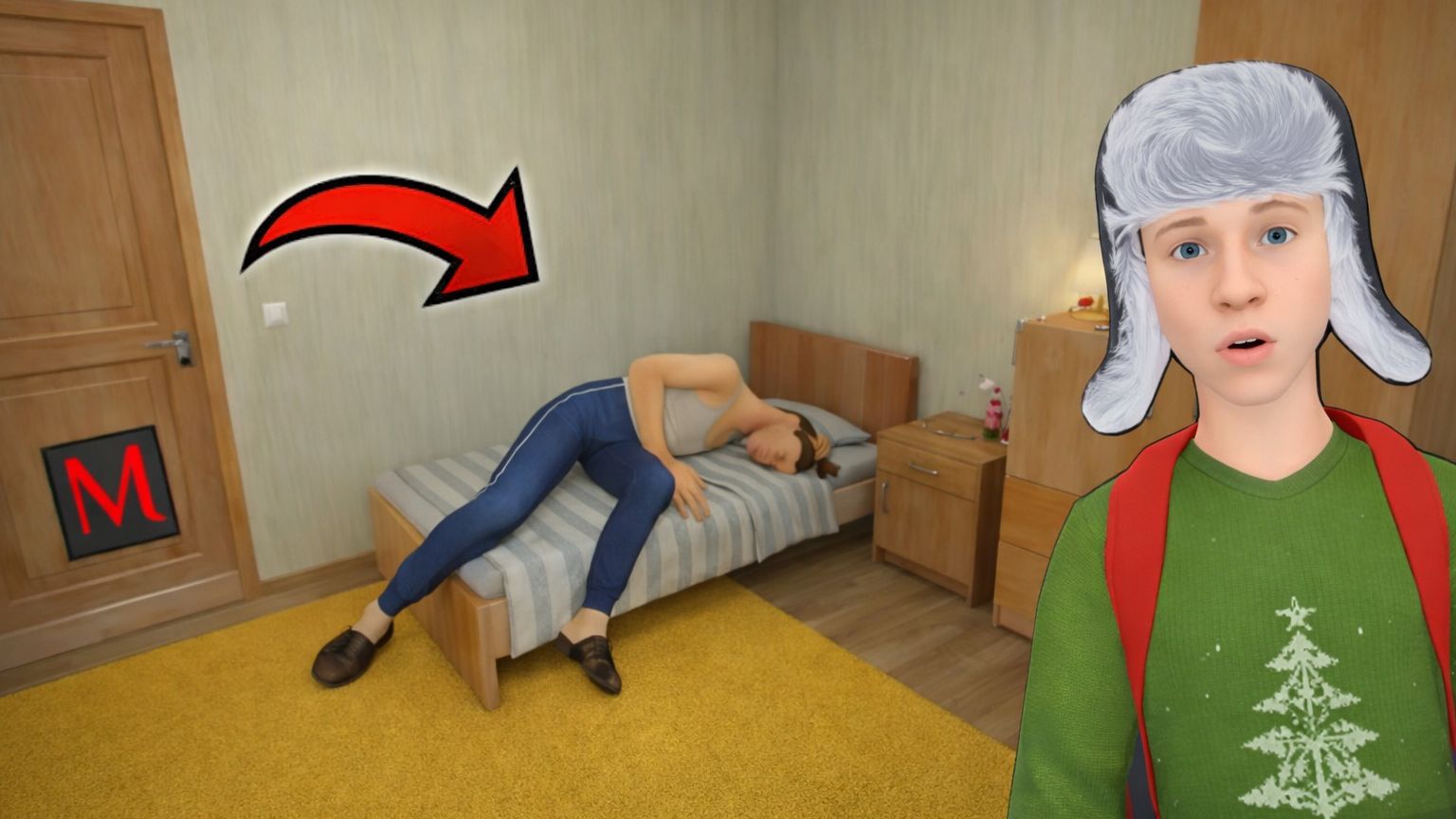 😱 ЧТО ДЕЛАЕТ ГЕНА В КОМНАТЕ СКУЛБОЯ? - SCHOOLBOY RUNAWAY: АКТ 1