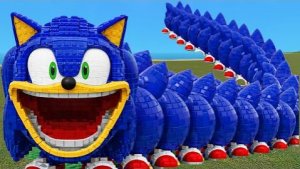 Я нашёл нового голодного червяка ШинСоника в Garry's Mod — берегитесь атаки Соника на максимальном