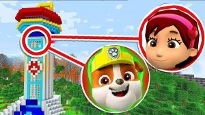 ГОНЩИК EXE МЕГАЩЕНОК ПРЕВРАТИЛСЯ В БАЗУ В МАЙНКРАФТЕ - ЩЕНЯЧИЙ ПАТРУЛЬ