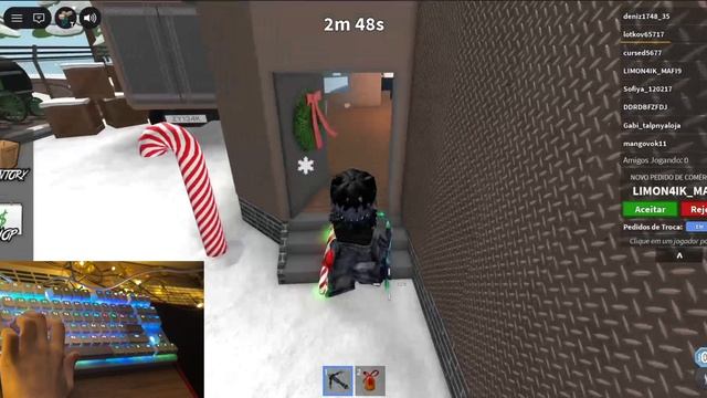 ИГРАЮ В ММ2 С КЛАВИАТУРЫ?!?! С НАСТУПАЮЩИМ!!! *сложнааа*🎅❄️🎄 смотреть онлайн