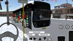 Proton bus.Поездка на Новогоднем Электробусе.