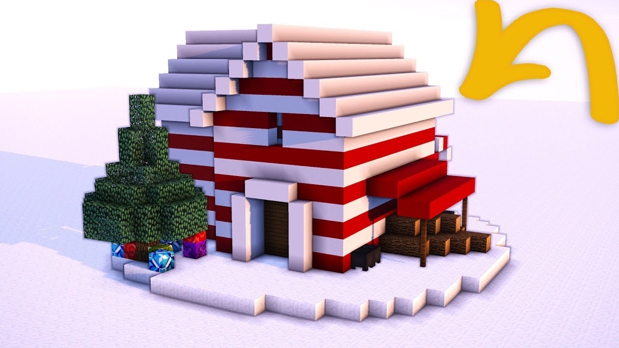 майнкрафт но кто лучше стройть всех сновым годом