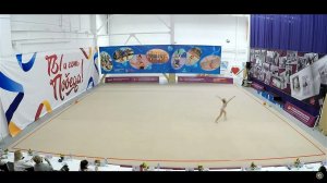 Художественная гимнастика выступление с мячом софия