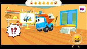 грузовичок Лева и полицейская машинка😎 #игры #малыш #Лева #грузовичок