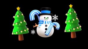 С Наступающим Новым Годом — Забавный Снеговичок на Качелях! 🧸⛄