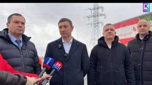 Открытие новой развязки на Шоссе Героев Сталинград в Керчи