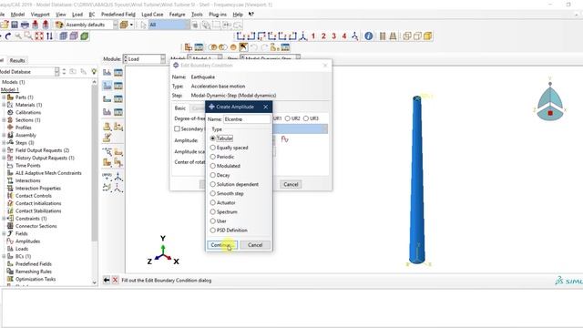 #29 ABAQUS Tutorial Modal dynamic analysis Wind Turbine Example смотреть онлайн