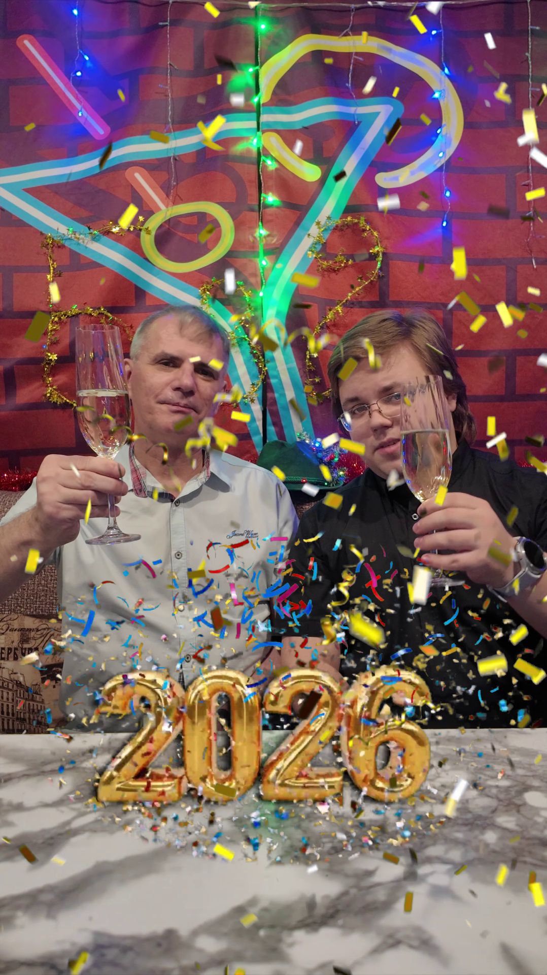 Поздравляем всех с приходом 2026 #happynewyear #2026 #celebrate