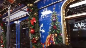 Новогодний метропоезд 2026 ! С новым годом !