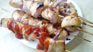 Домашние шашлыки в духовке из курицы