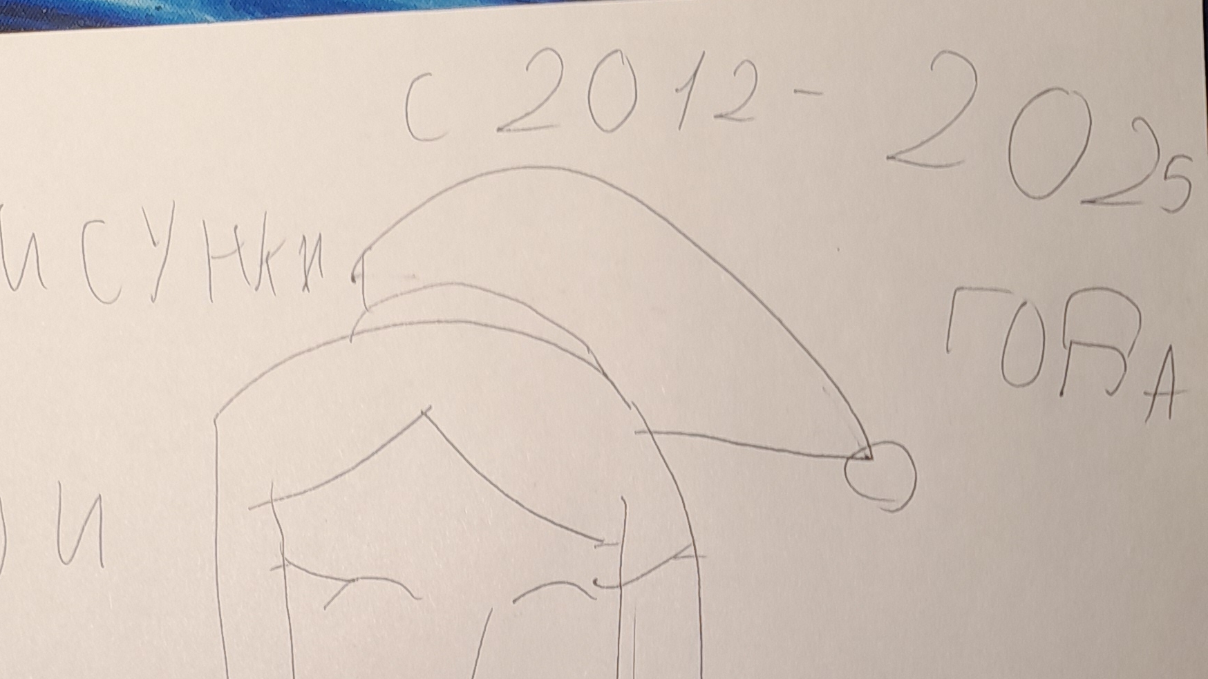 Ну и рисунки с 2013 по 2025 год